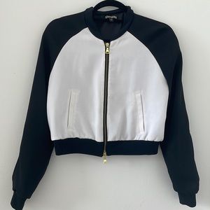 Black and white jacket